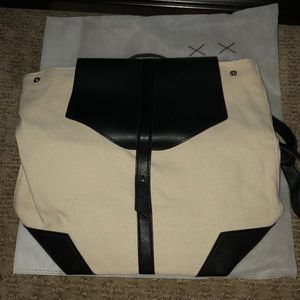 Brand new Deux Lux Black and White Backpack